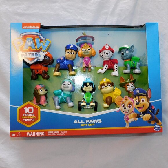 Paw Patrol All Paw Everest Liberty Rex Chase Marshall 10 Figure Tracker Skye NEW - Picture 1 of 3